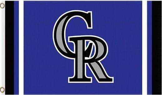 Colorado Rockies Custom Flag 3X5Ft Banner USA Polyester with Brass Grommets by flagsjustdoit