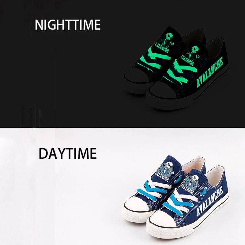 Colorado Avalanche Low Top Canvas Sport Sneakers Shoes For Men Women Fans by Crocs
