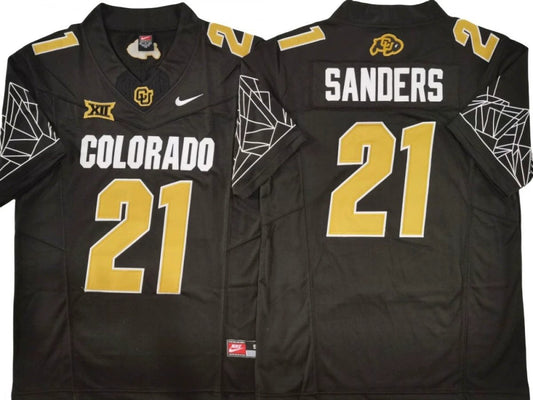 Colorado Buffaloes #21 Shilo Sanders Vapor F.U.S.E. Limited Jersey Stitched by My Store NCAA Football Jerseys