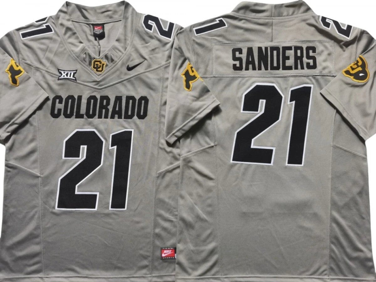 Colorado Buffaloes #21 Shilo Sanders Vapor F.U.S.E. Limited Jersey Stitched by My Store NCAA Football Jerseys