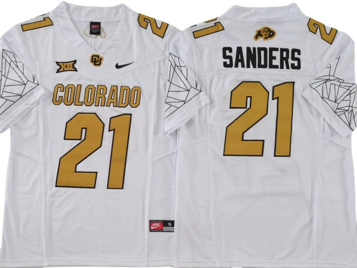 Colorado Buffaloes #21 Shilo Sanders Vapor F.U.S.E. Limited Jersey Stitched by My Store NCAA Football Jerseys