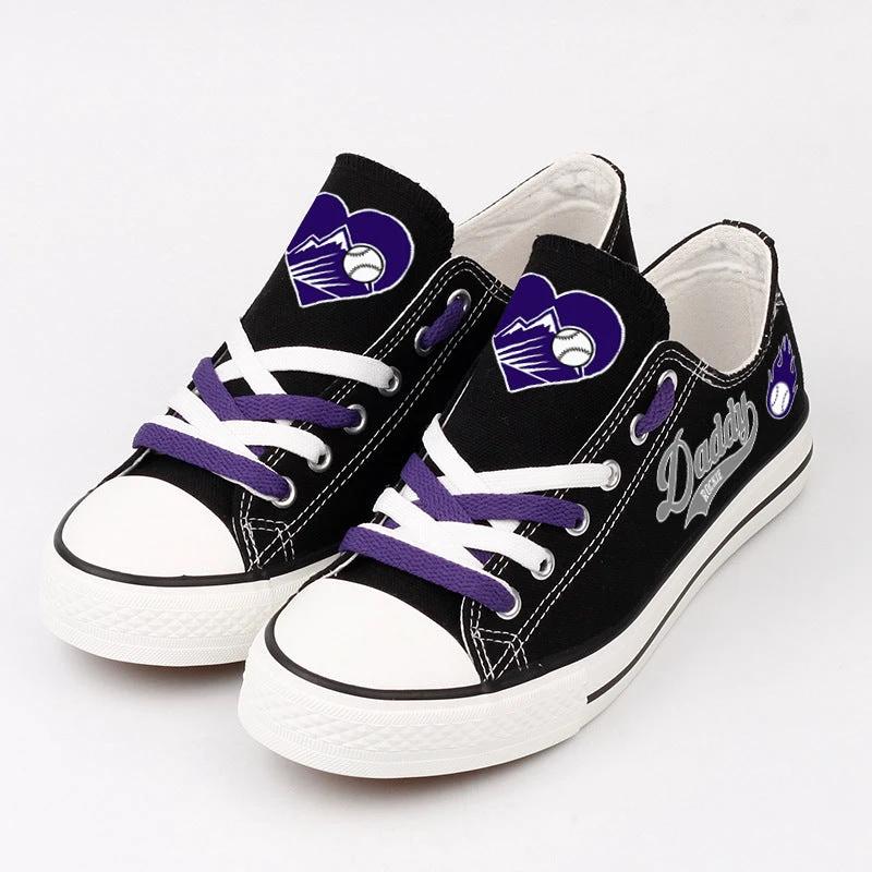 Colorado Rockies Limited Print Low Top Canvas Shoes Sport Sneakers For Men Women Fans by Crocs