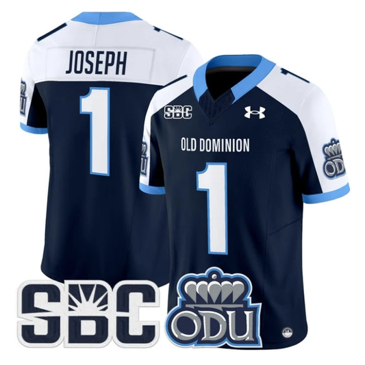 Colton Joseph Jersey #1 Old Dominion Monarchs 2025 Vapor Stitched Navy Alter by My Store NCAA Football Jerseys