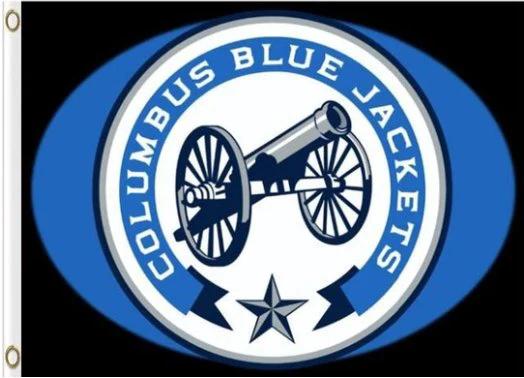 Columbus Blue Jackets Column Flag 3X5Ft Polyester Digital Print Banner USA by flagsjustdoit