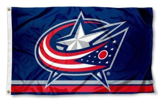 Columbus Blue Jackets Column Team Flag 3X5Ft Polyester Digital Print Banner USA by flagsjustdoit