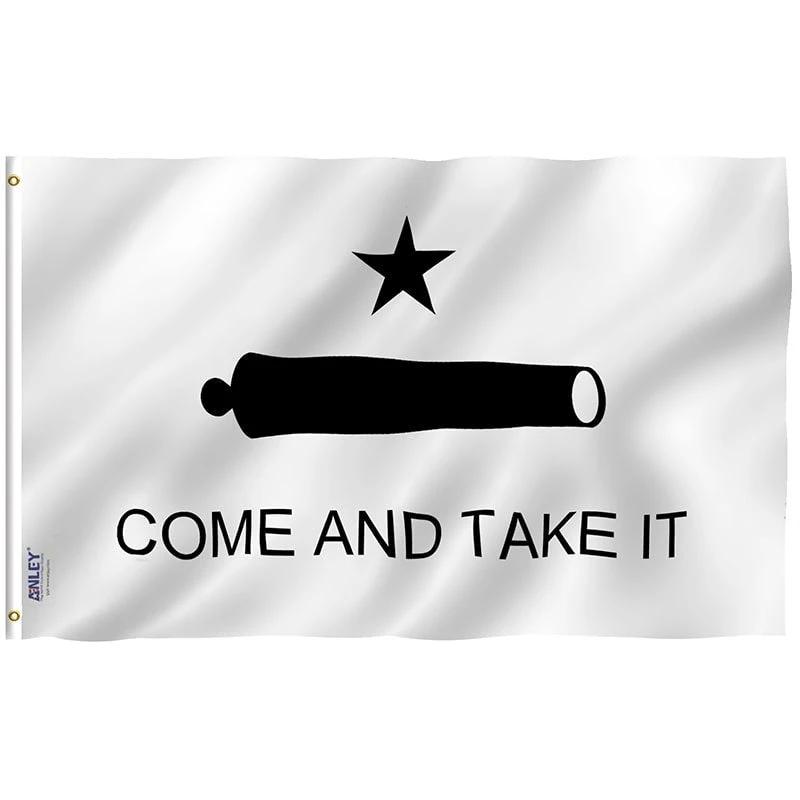 Come And Take It Flag - Gonzales Historical Flag with Brass Grommets 3X5Ft Banner USA by flagsjustdoit