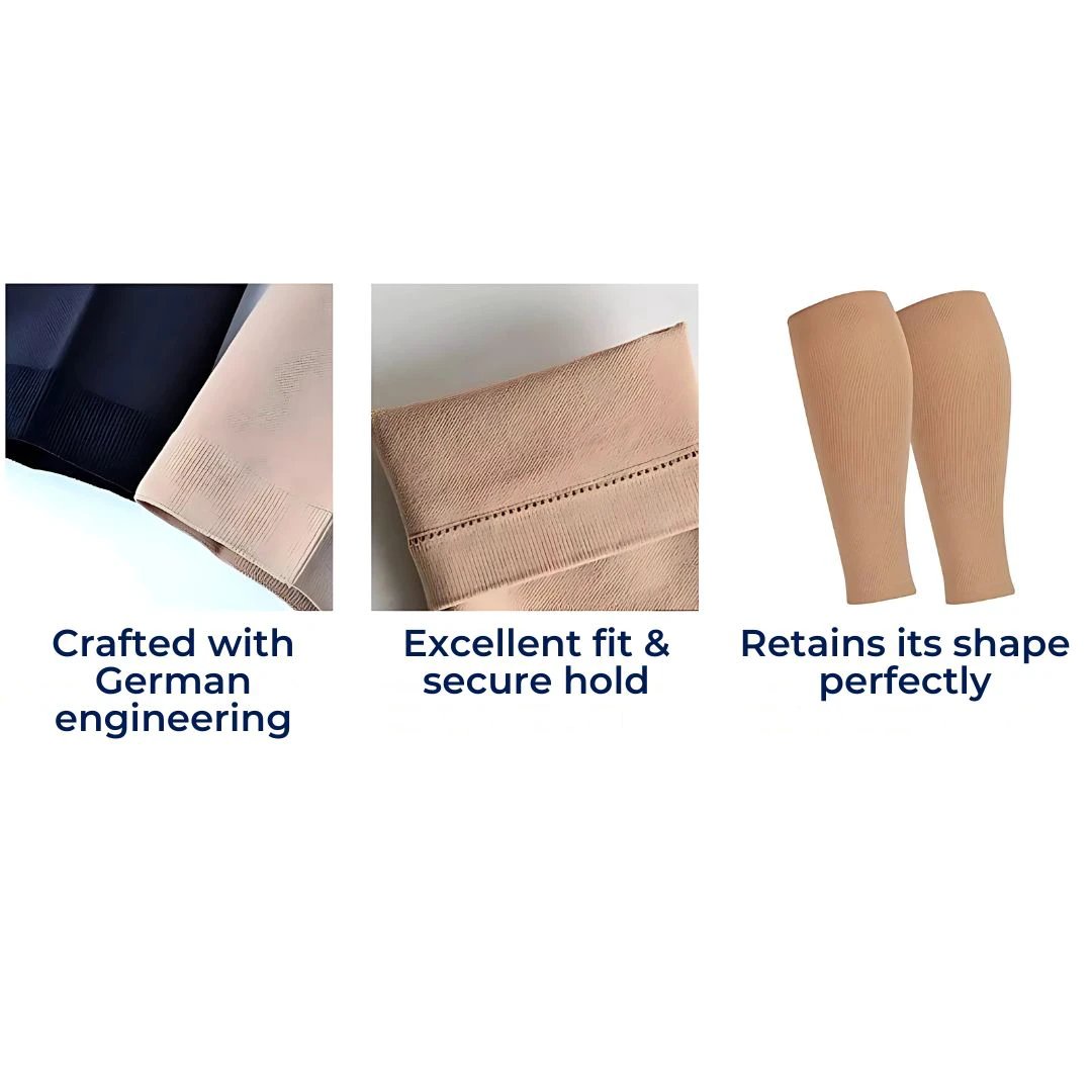 ComfortFlow Support Socks | Soft Highly Elastic Calf Compression - for Muscle Recovery and Circulation Enhancement Bowlift by Bowlift