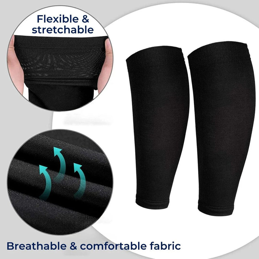 ComfortFlow Support Socks | Soft Highly Elastic Calf Compression - for Muscle Recovery and Circulation Enhancement Bowlift by Bowlift