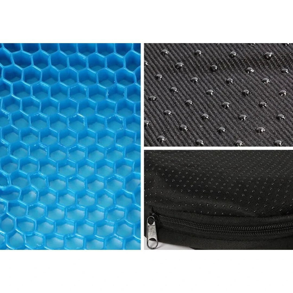 ComfortGel Orthopedic Gel Seat Cushion | Pressure Relief - Tailbone Pain - Lower Back Support - For Office Chair - Car - Wheelchair Use Bowlift by Bowlift