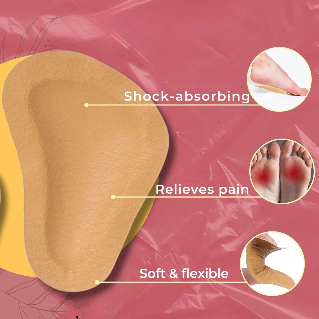 ComfortPad Front Foot Cushioning Relief | for Metatarsalgia Ball of Foot - Pain Shock Absorption - Daily Comfort for High Heels Bowlift by Bowlift