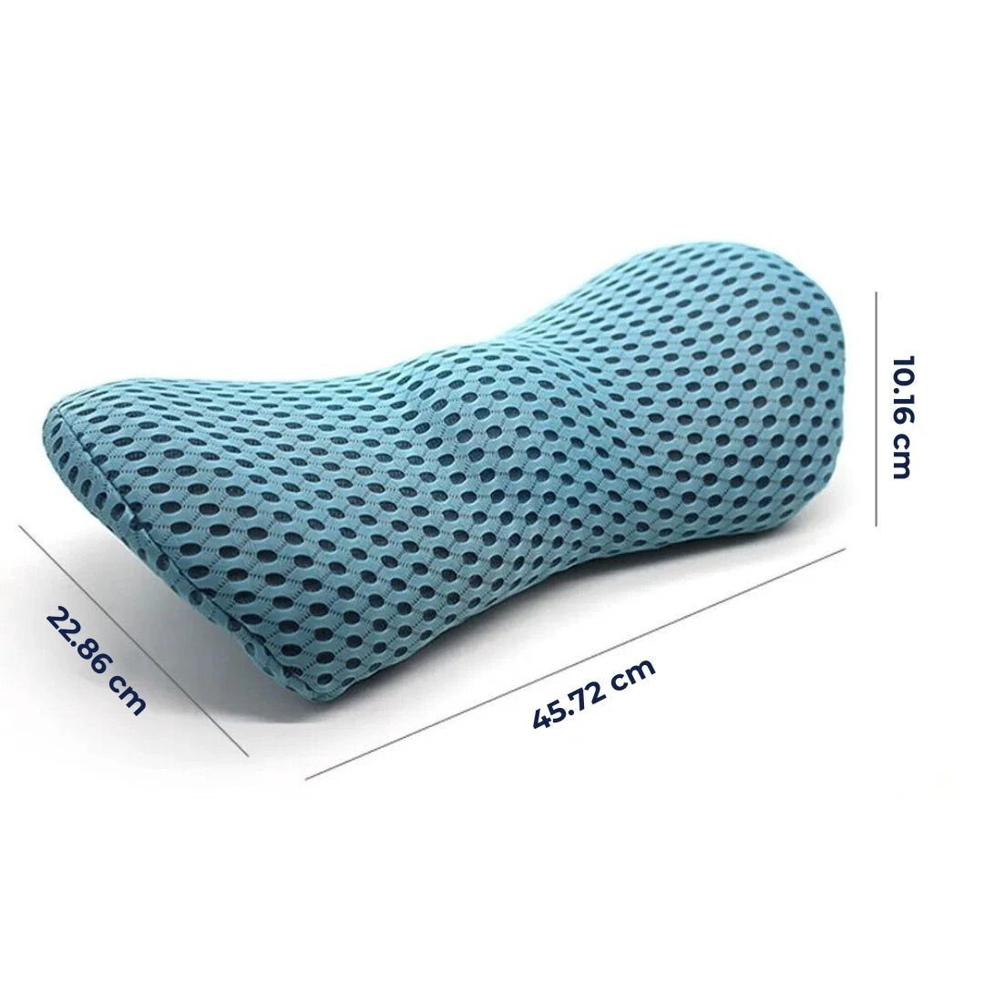 ComfortWave Lumbar Support Cushion | for Lower Back Pain Relief - Ergonomic Design for Office - Driving and Home Use Bowlift by Bowlift