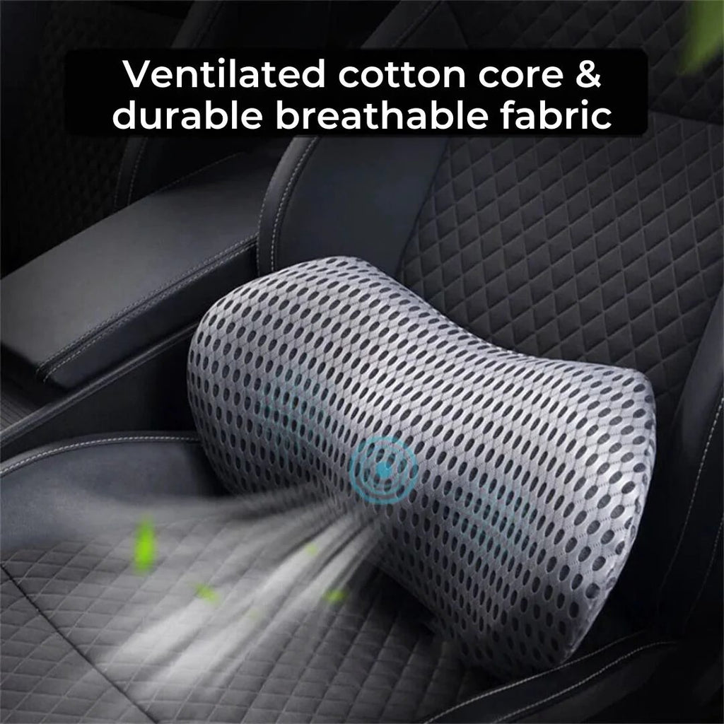 ComfortWave Lumbar Support Cushion | for Lower Back Pain Relief - Ergonomic Design for Office - Driving and Home Use Bowlift by Bowlift