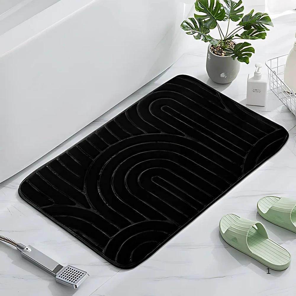 Concentric Arches Cashmere Bath Mat by Casa & Beyond
