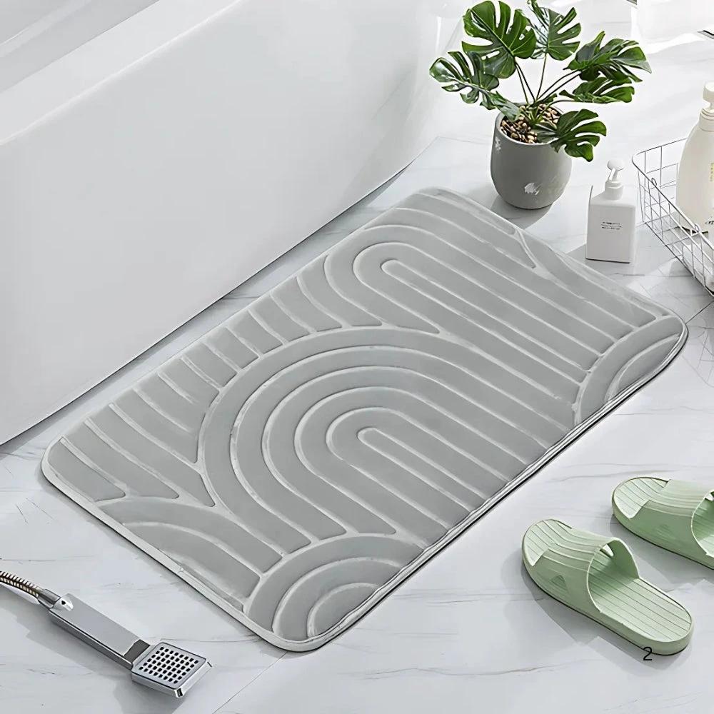 Concentric Arches Cashmere Bath Mat by Casa & Beyond
