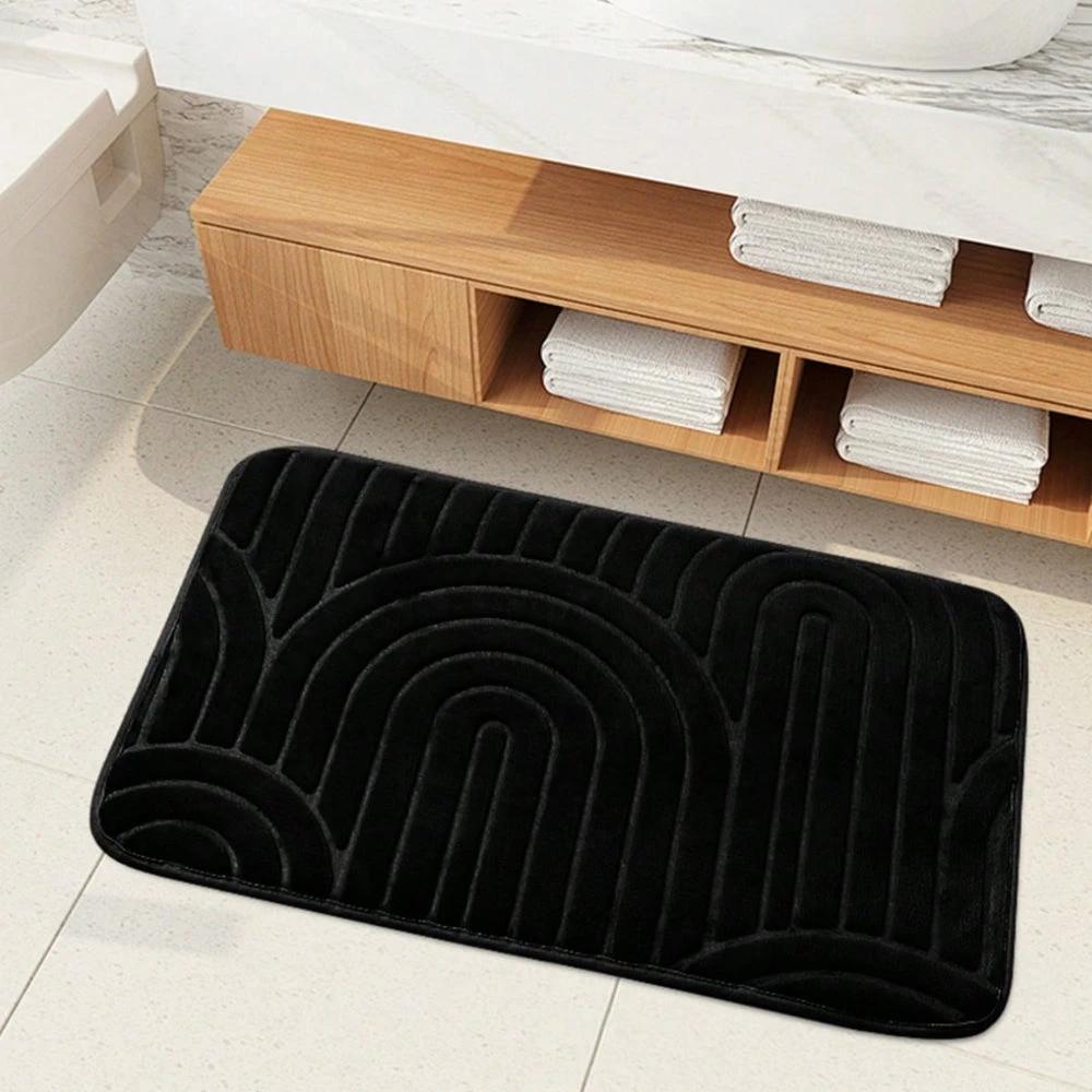 Concentric Arches Cashmere Bath Mat by Casa & Beyond