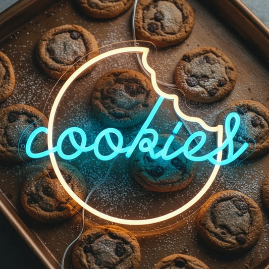 Cookies Neon Sign Wall Decor Art Led Sign by Neonchics
