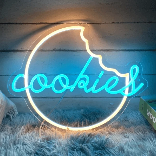 Cookies Neon Sign Wall Decor Art Led Sign by Neonchics