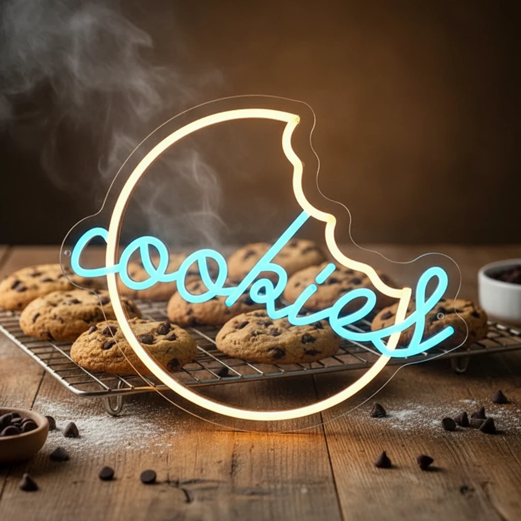 Cookies Neon Sign Wall Decor Art Led Sign by Neonchics
