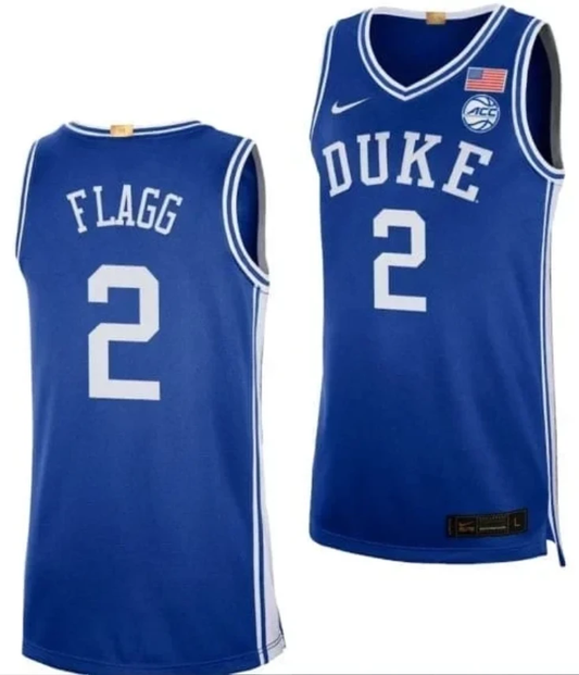 Cooper Flagg #2 Blue Basketball Jersey All Stitched by My store basketball