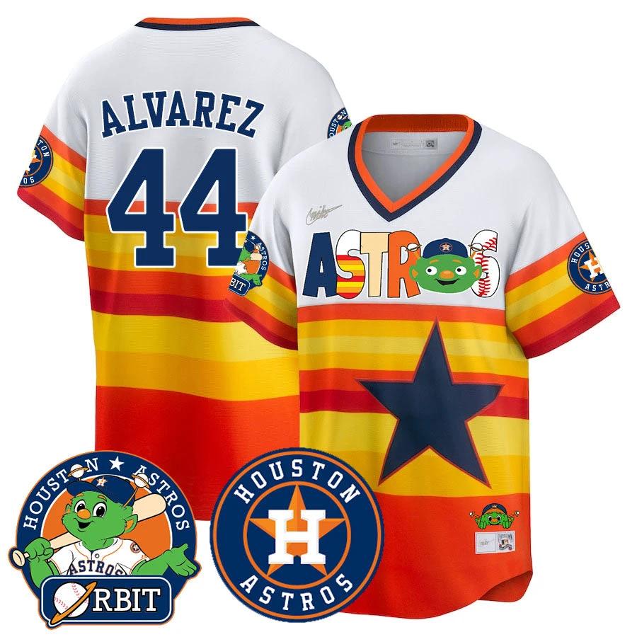 Houston Astros Orbit Vapor Premier Jersey - All Stitched by Houston Astros
