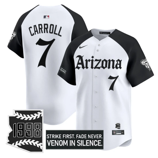 Corbin Carroll Jersey #7 Arizona Diamondbacks Gothic Desert Fang Edition by My Store