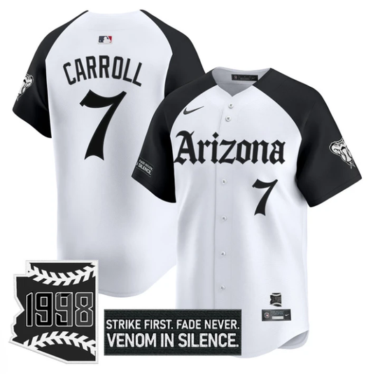 Corbin Carroll Jersey #7 Arizona Diamondbacks Gothic Desert Fang Edition Alternate by My Store