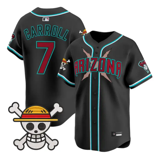 Corbin Carroll Jersey #7 Diamondbacks One Piece Vapor Premier Stitched by My Store