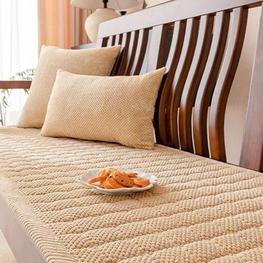 Corduroy Comfort Sofa Seat Cover by Casa & Beyond US