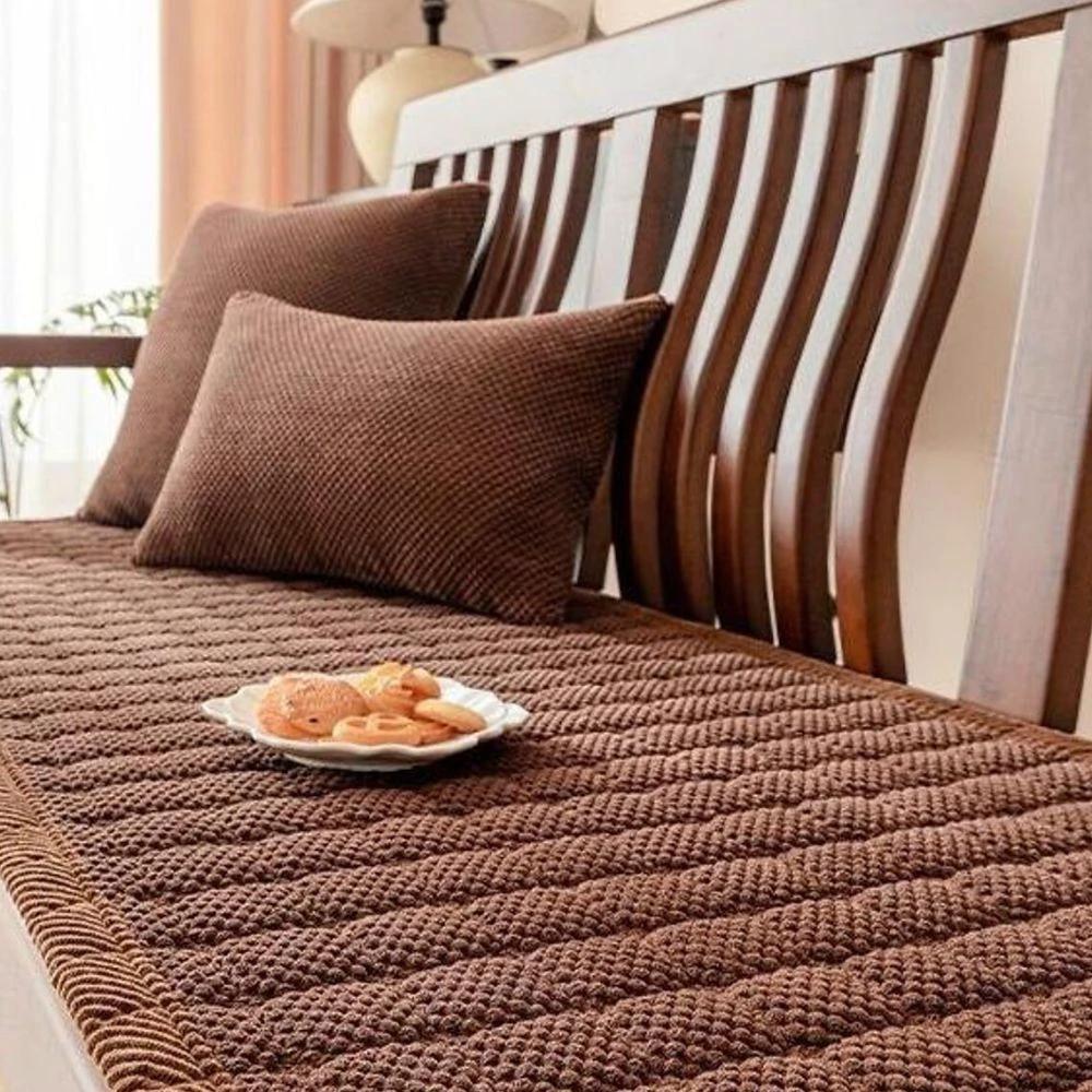 Corduroy Comfort Sofa Seat Cover by Casa & Beyond US