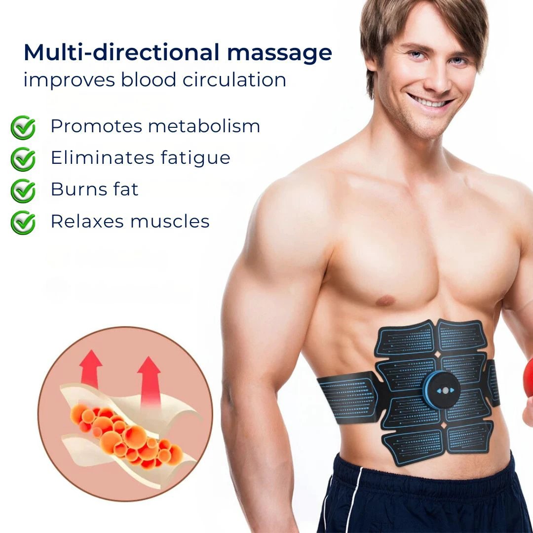 CorePulse Abdominal Electrical Muscle Stimulator | Belt for Muscle Toning - Belly Fat Loss - Post-Workout Recovery and Pain Relief Bowlift by Bowlift