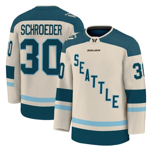 Corinne Schroeder Jersey #30 Seattle Torrent 2025 Premium All Stitched by Hockey David
