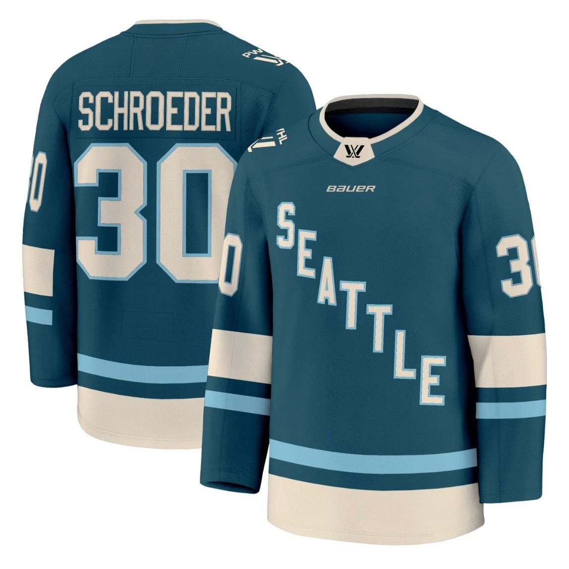 Corinne Schroeder Jersey #30 Seattle Torrent 2025 Premium All Stitched by Hockey David