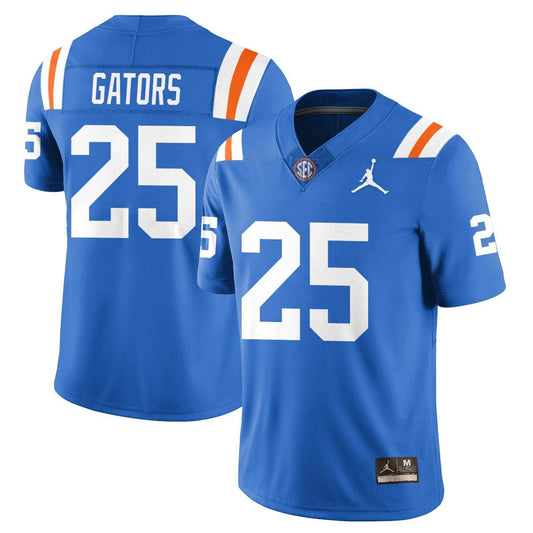Cormani McClain Jersey #25 Florida Gators Bring Back 1960s Throwback Blue by My Store NCAA Football Jerseys