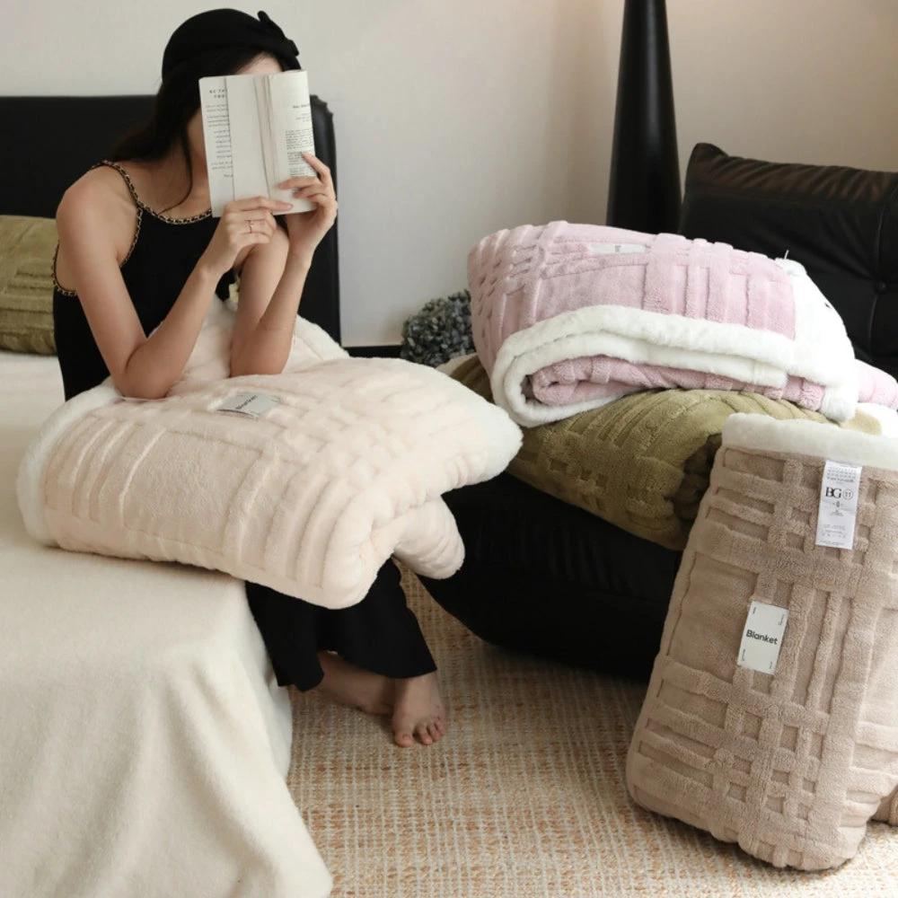 Cosmo Fluffy Winter Three-Dimensional Warm Blanket by Casa & Beyond