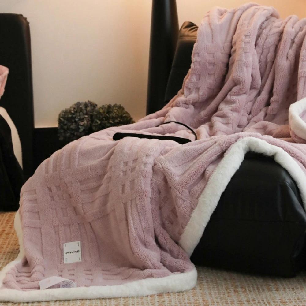 Cosmo Fluffy Winter Three-Dimensional Warm Blanket by Casa & Beyond