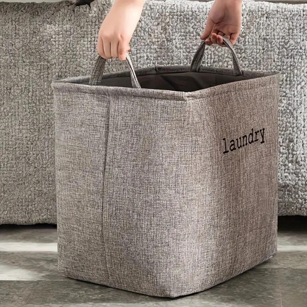 Cozy Cube Laundry Basket by Casa & Beyond