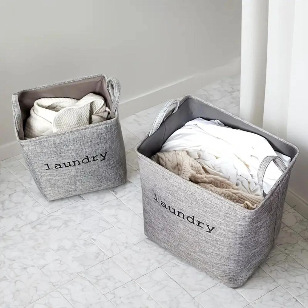 Cozy Cube Laundry Basket by Casa & Beyond