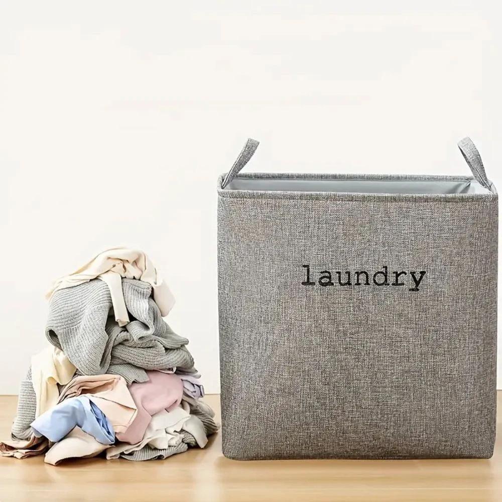 Cozy Cube Laundry Basket by Casa & Beyond