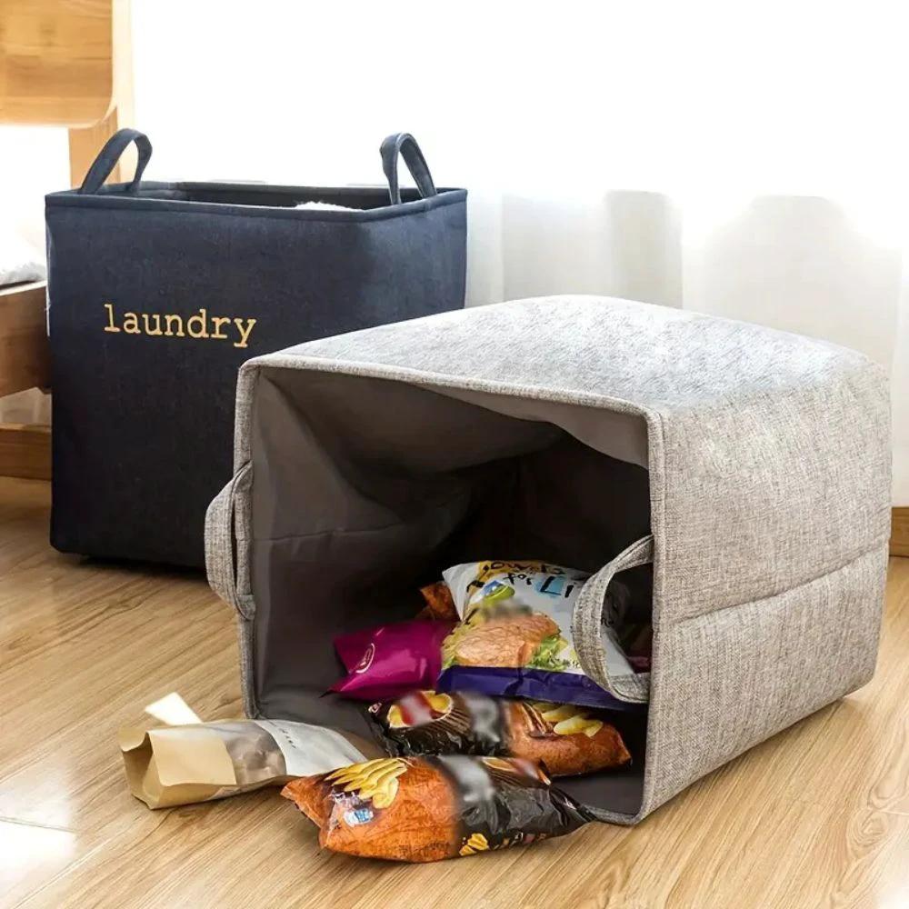 Cozy Cube Laundry Basket by Casa & Beyond