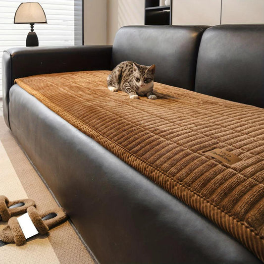 Cozy Quilted Couch Cover Protector by Casa & Beyond
