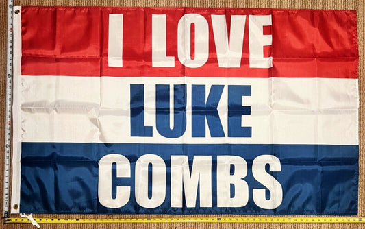 Country Music Flag Luke Combs Save America Beer Sign Poster 3x5' by flagsjustdoit