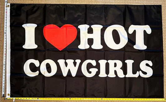 Cowgirls Flag College Dorm Man Cave America Girl Beer Sign USA 3x5ft by flagsjustdoit