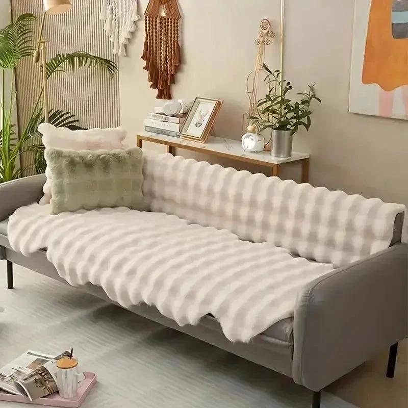 Ultra-soft plush blanket with non-slip back Bowlift by Bowlift