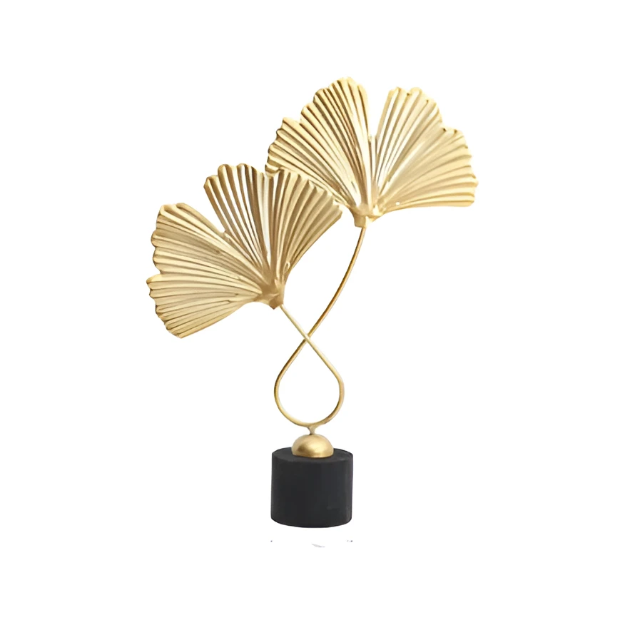 Minimalistic Ginkgo Leaf Sculpture for Elegant Natural Charm Bowlift by Bowlift