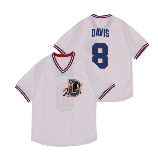 Crash Davis Durham Bulls Baseball Jersey by My Store
