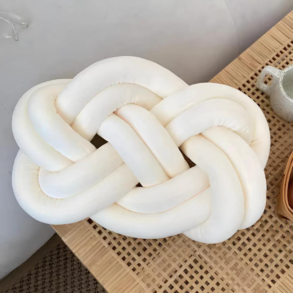 Braided Plush Cushion by Casa & Beyond