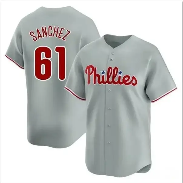 Cristopher Sánchez Jersey #61 Phillies Vapor Premier Limited Stitched by My Store