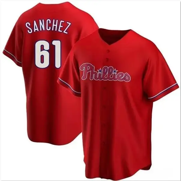 Cristopher Sánchez Jersey #61 Phillies Vapor Premier Limited Stitched by My Store
