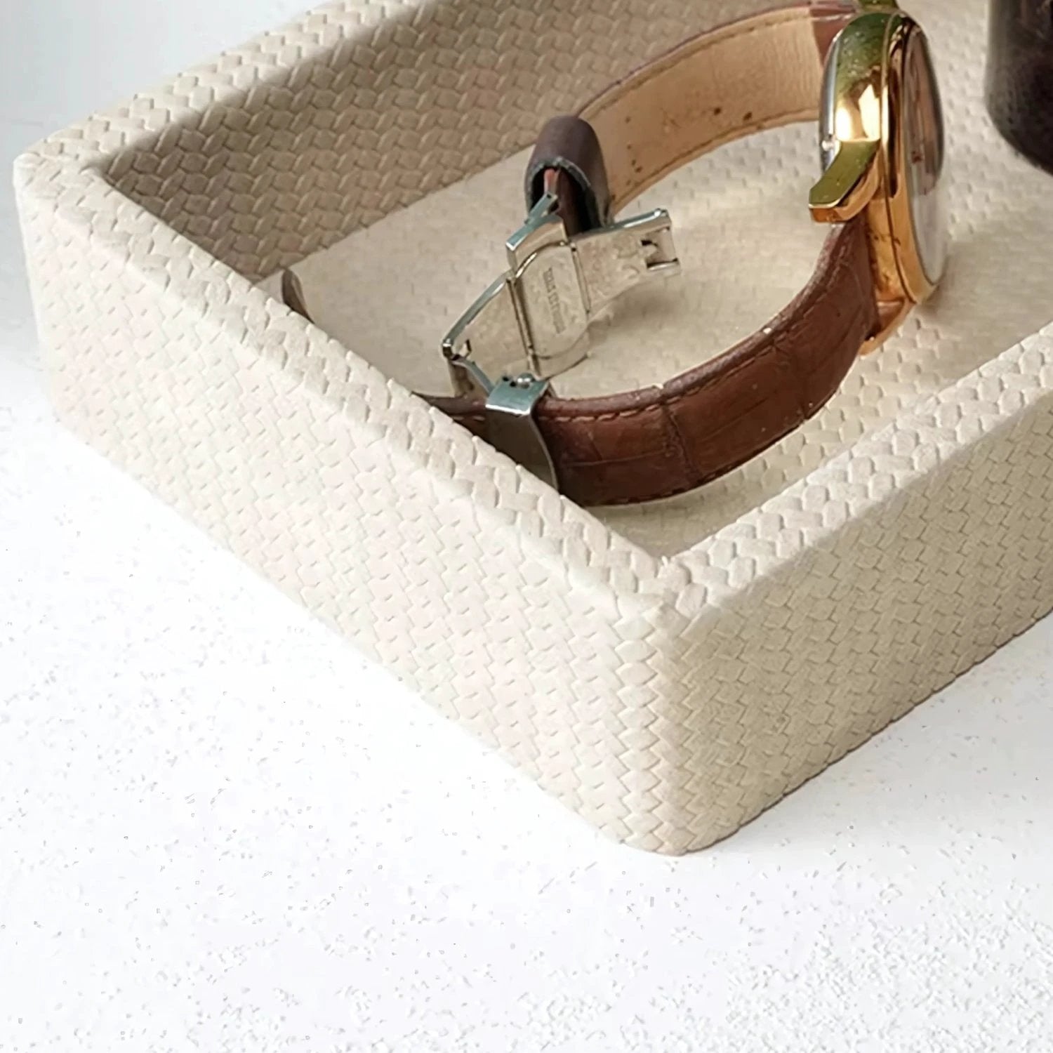 Croc Luxe Organiser Tray Box by Casa & Beyond