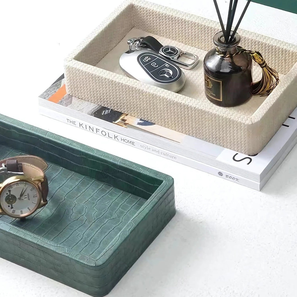 Croc Luxe Organiser Tray Box by Casa & Beyond